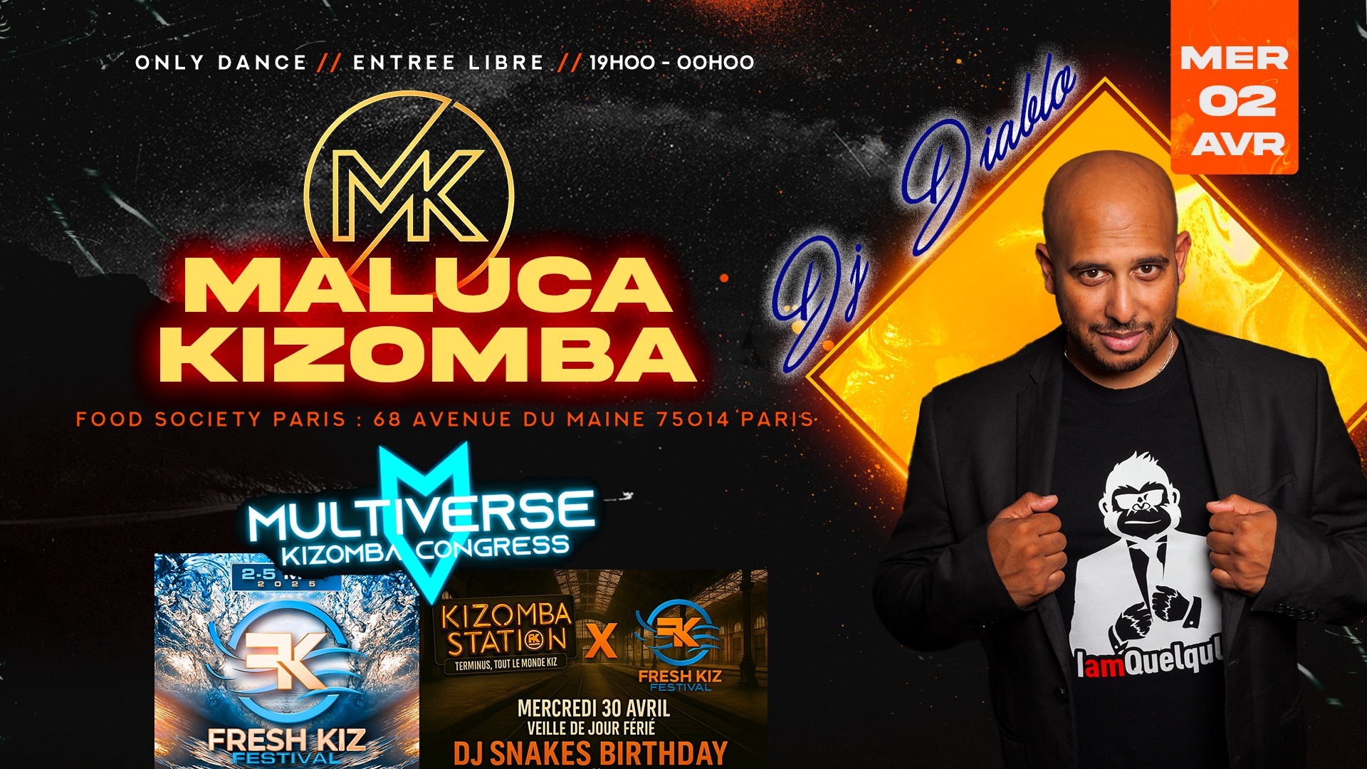 Maluca Kizomba - Spécial Fresh kiz X Station Kizomba X MKC