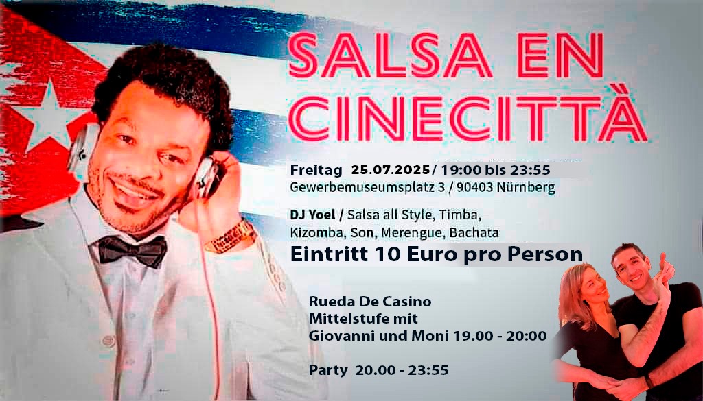 SALSA EN CINECITTA -FREITAGSSPEZIAL
