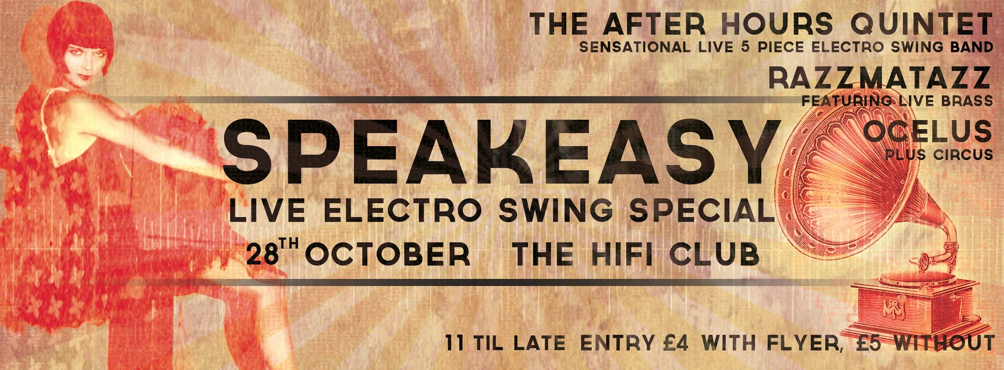 TONIGHT!!! - SPEAKEASY Live Electro Swing Special
