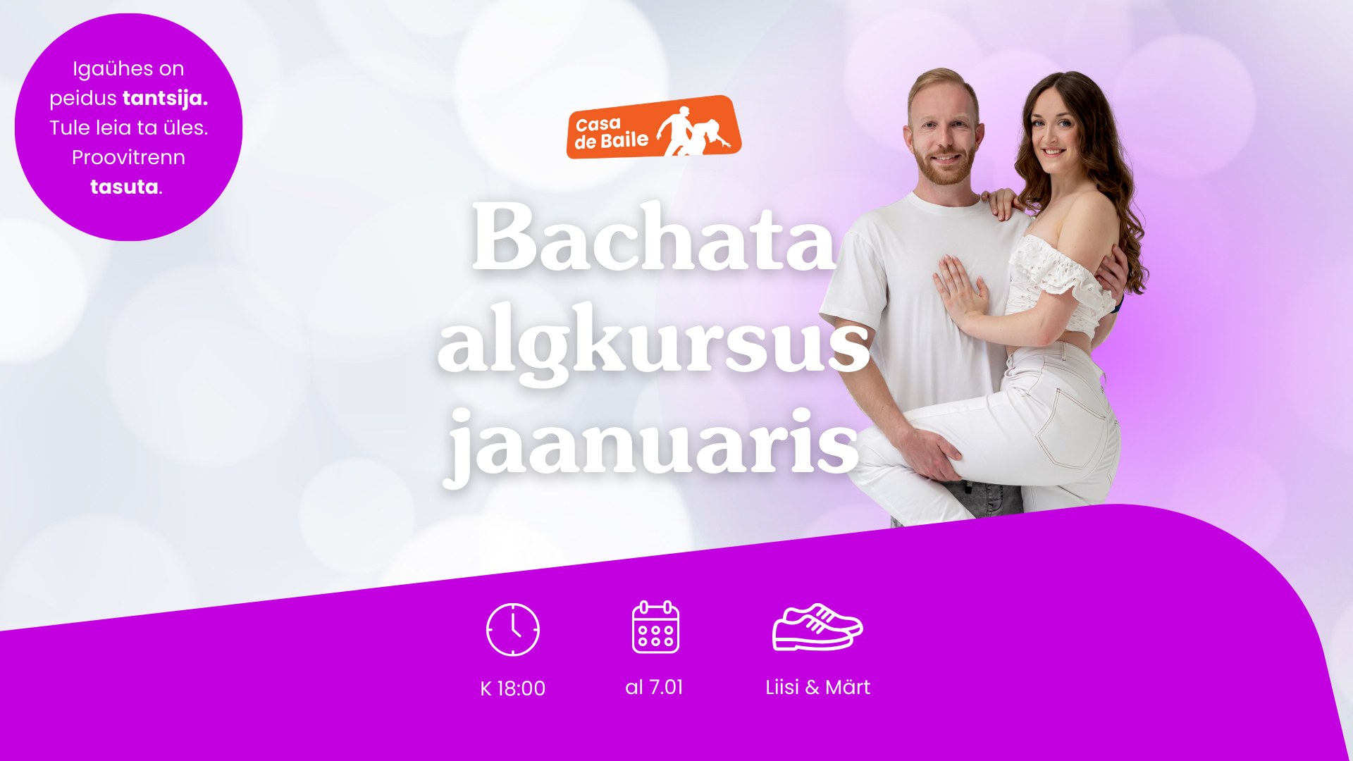 Bachata algkursus @Casa de Baile