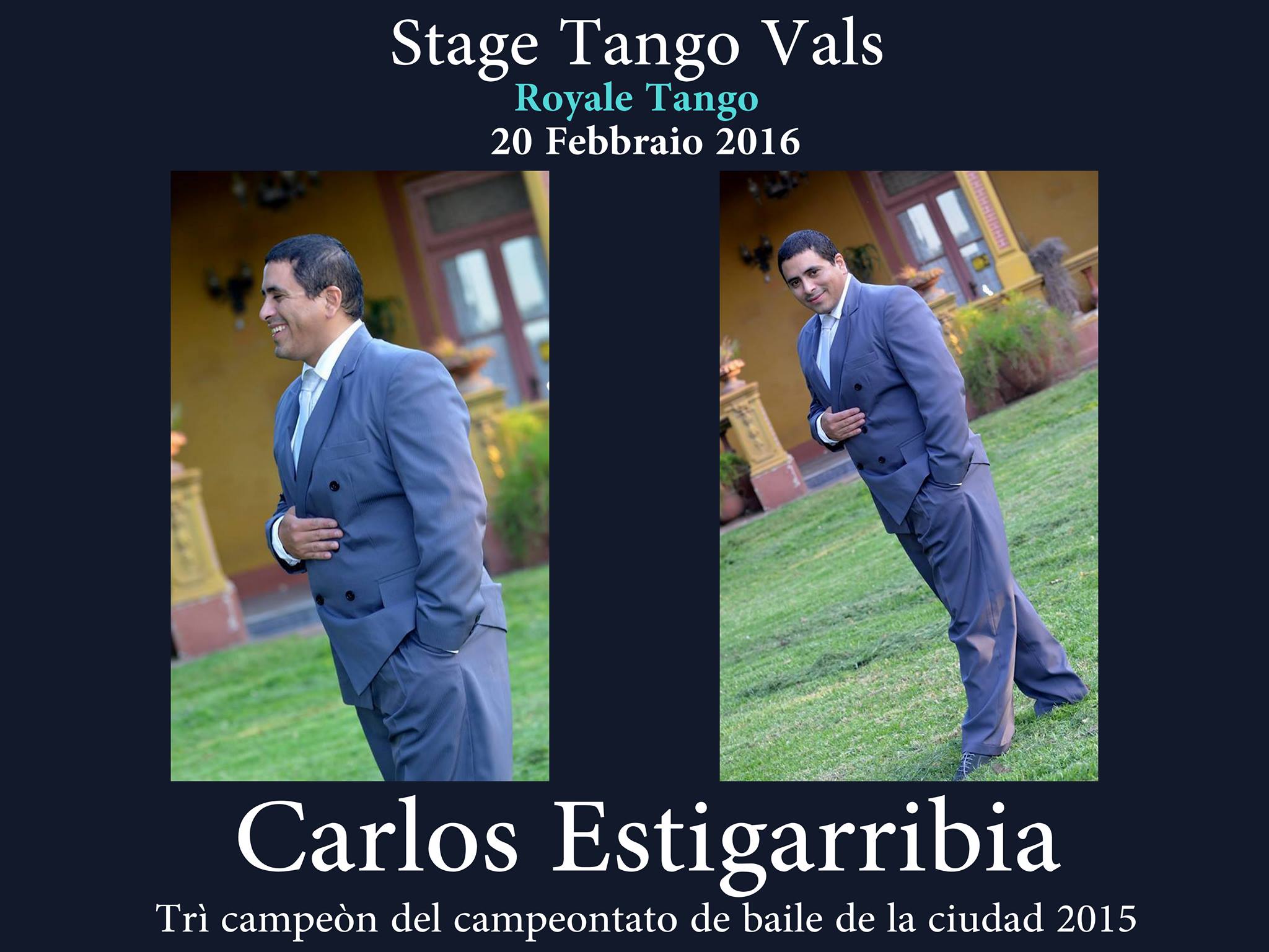Stage "TANGO VALS" con Carlos Estigarribia 20 Febbraio 2016