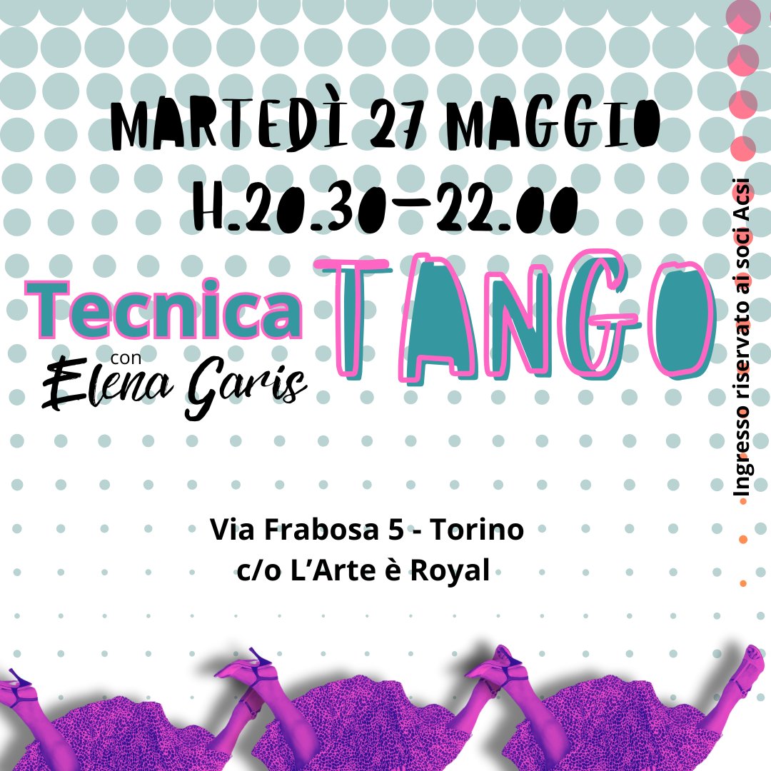 Tecnica del tango con Elena Garis