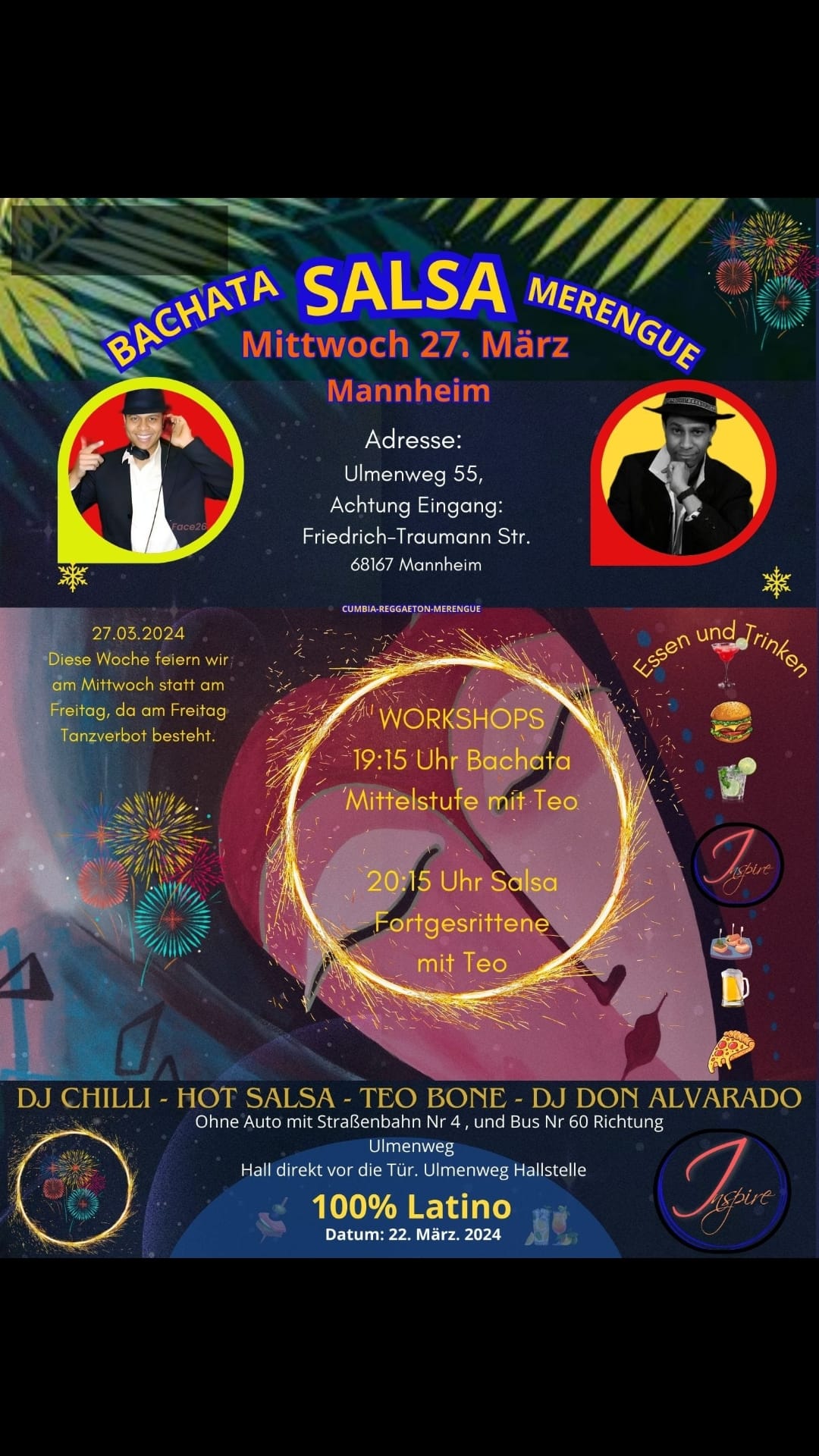 SALSA BACHATA MERENGUE PARTY MANNHEIM
