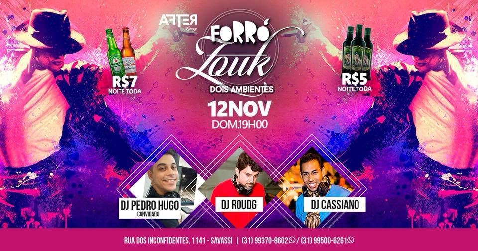 Domingo ✢ Forró & Zouk ✢ After Lounge
