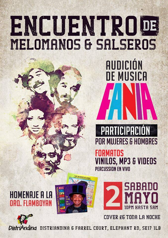 ENCUENTRO DE MELOMANOS & SALSEROS @ DISTRI SAB 02 MAYO