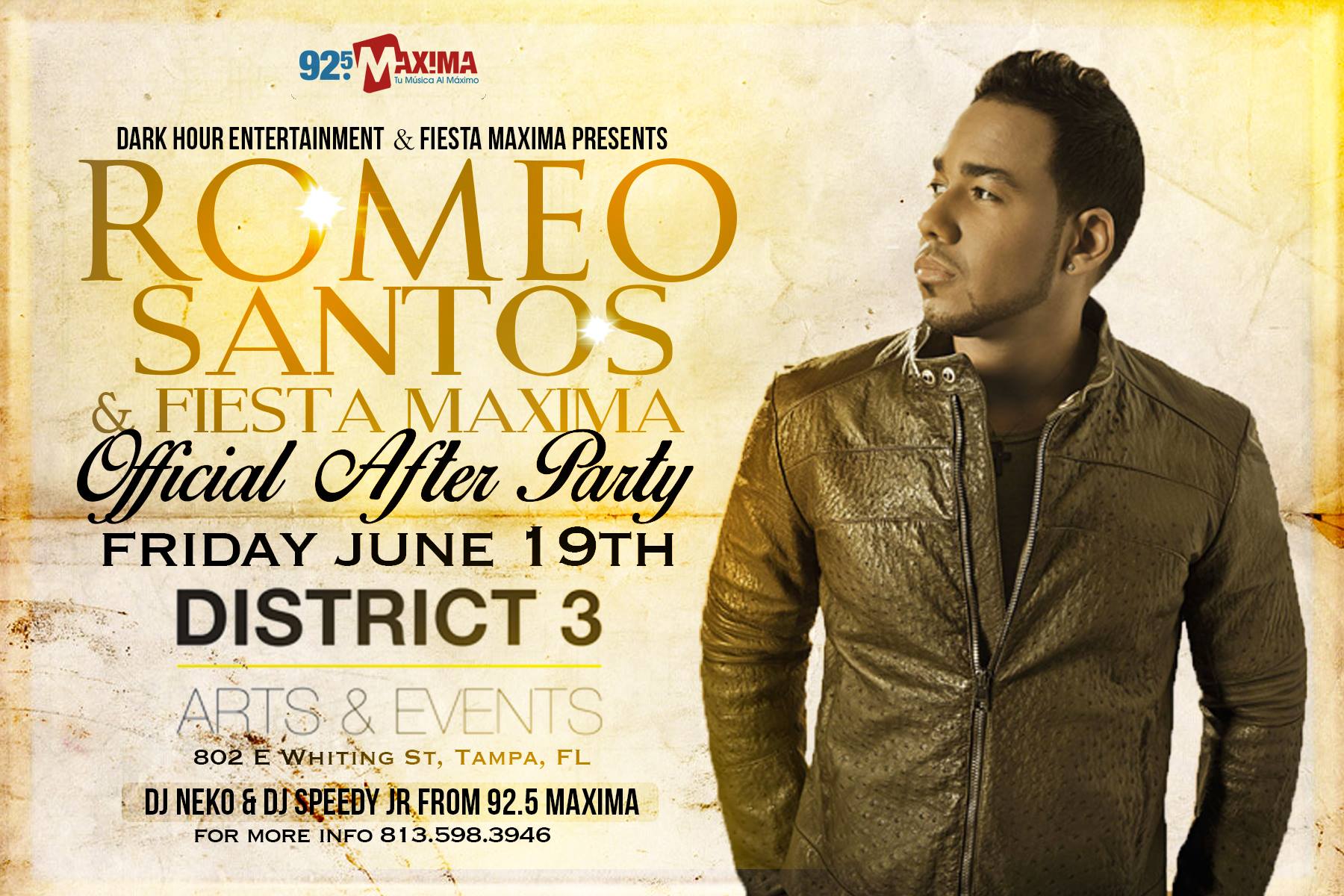 Fiesta Maxima Official After Party for Romeo Santos