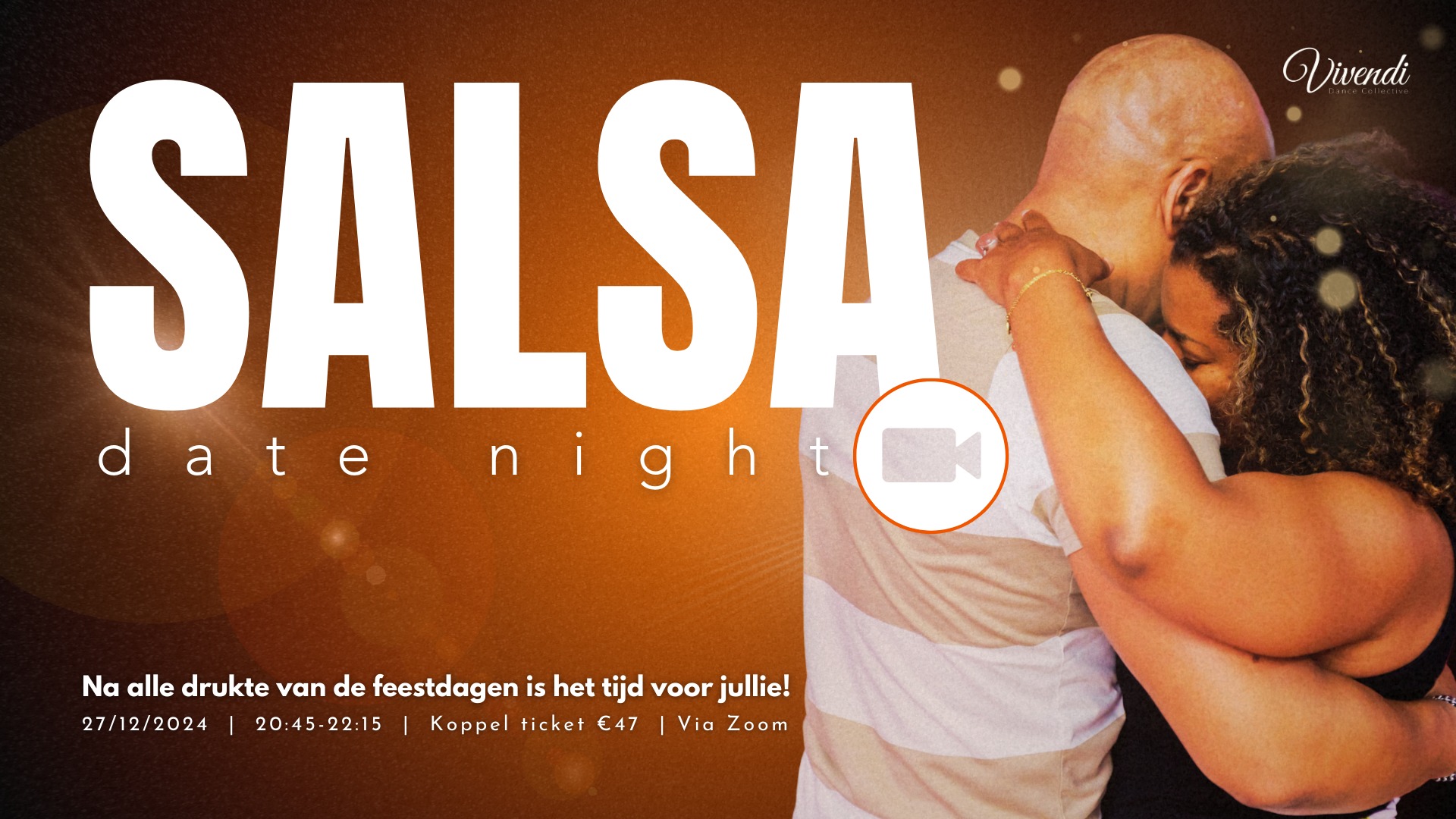 Salsa Date Night bij jullie Thuis! (via Zoom)