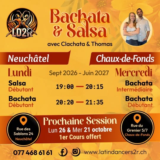 🕺🏾✨ Portes ouvertes Bachata - Latin Dancers 2R ✨💃🏼