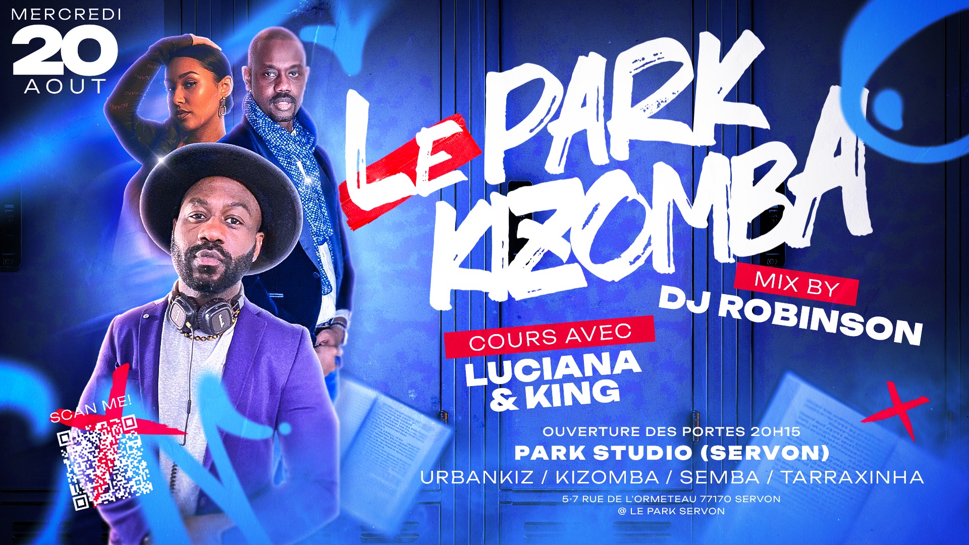 Mercredi 20 Août 2025 - Les Mercredis Kizomba - Park Studio