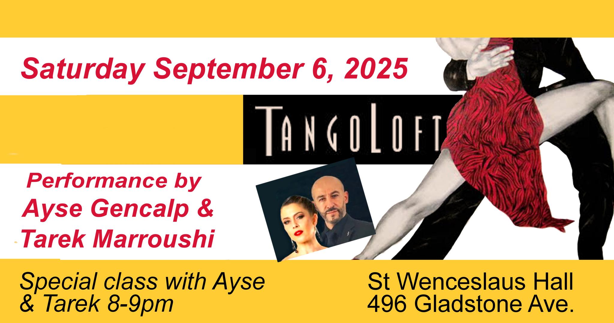 TangoLoft Milonga Saturday September 6, 2025