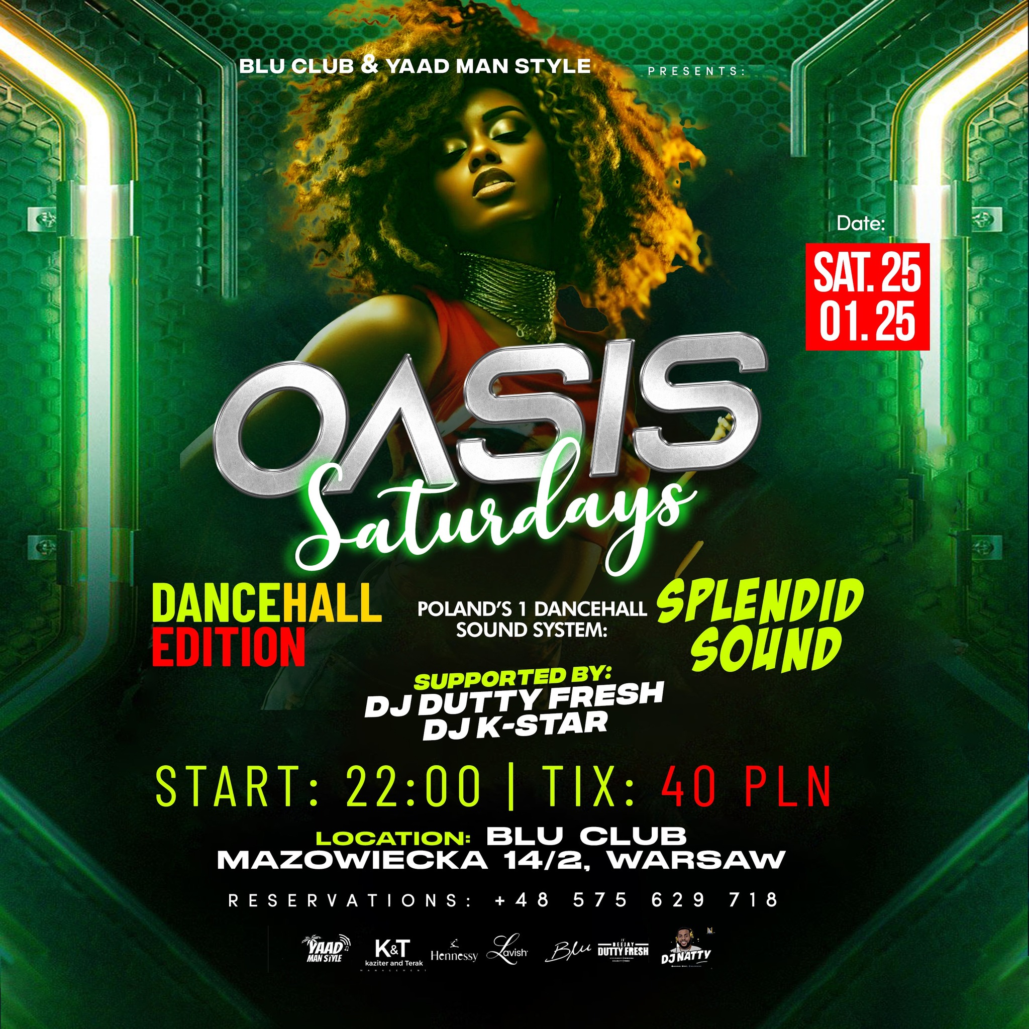 Oasis Saturdays Dancehall Edition