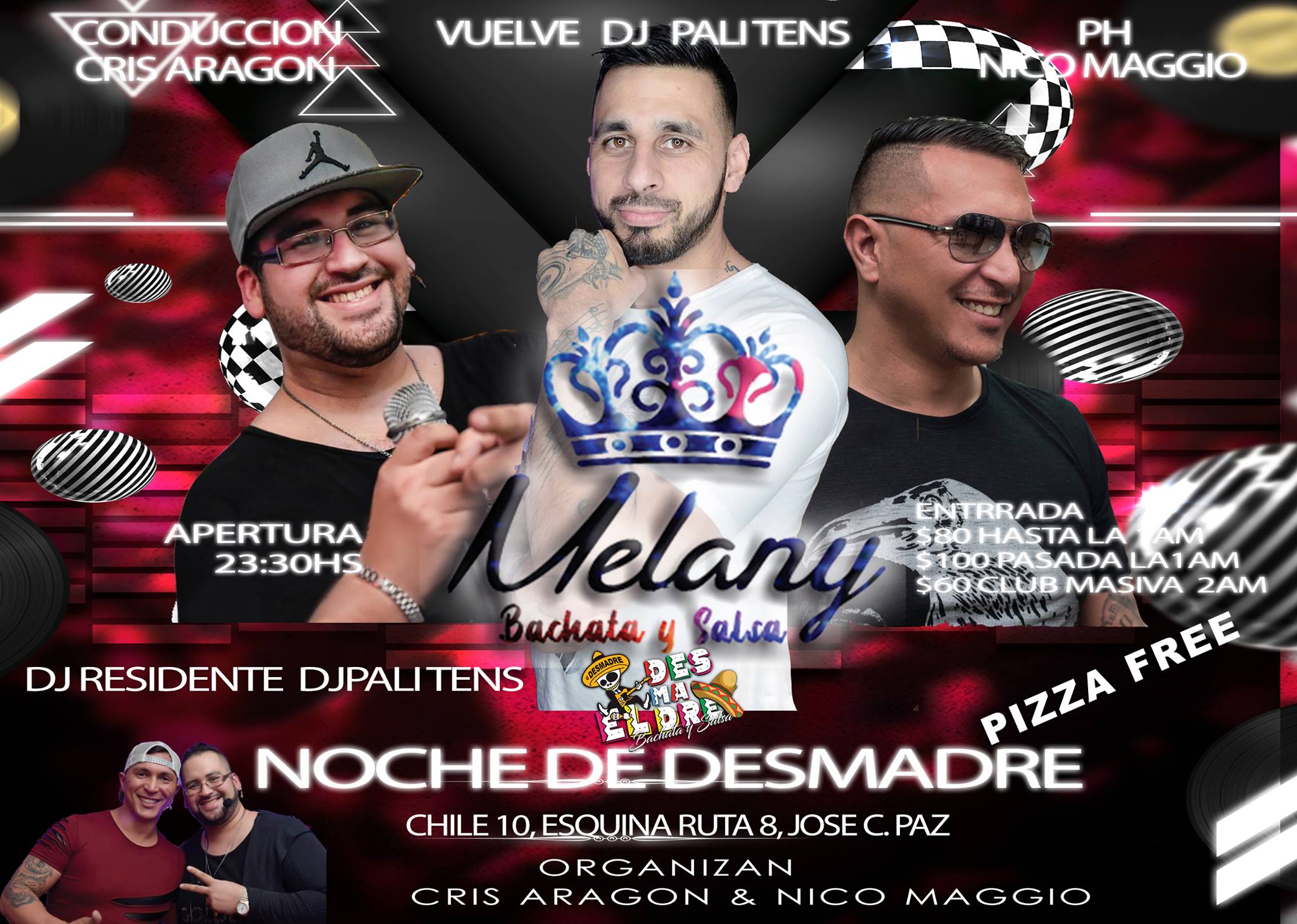 Viernes de melany Bachata y salsa By El Desmadre