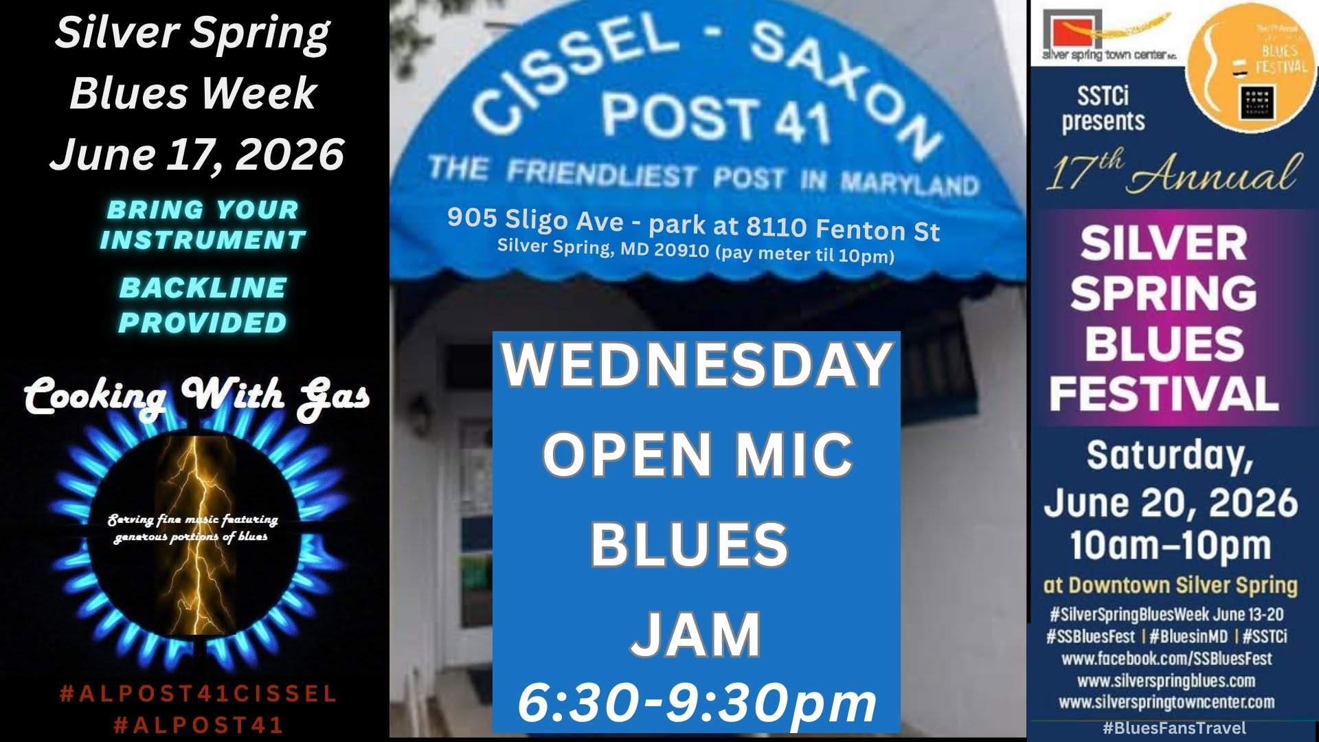 SSBF Blues Week - Wednesday Weekly Blues Jam 6 17 2026