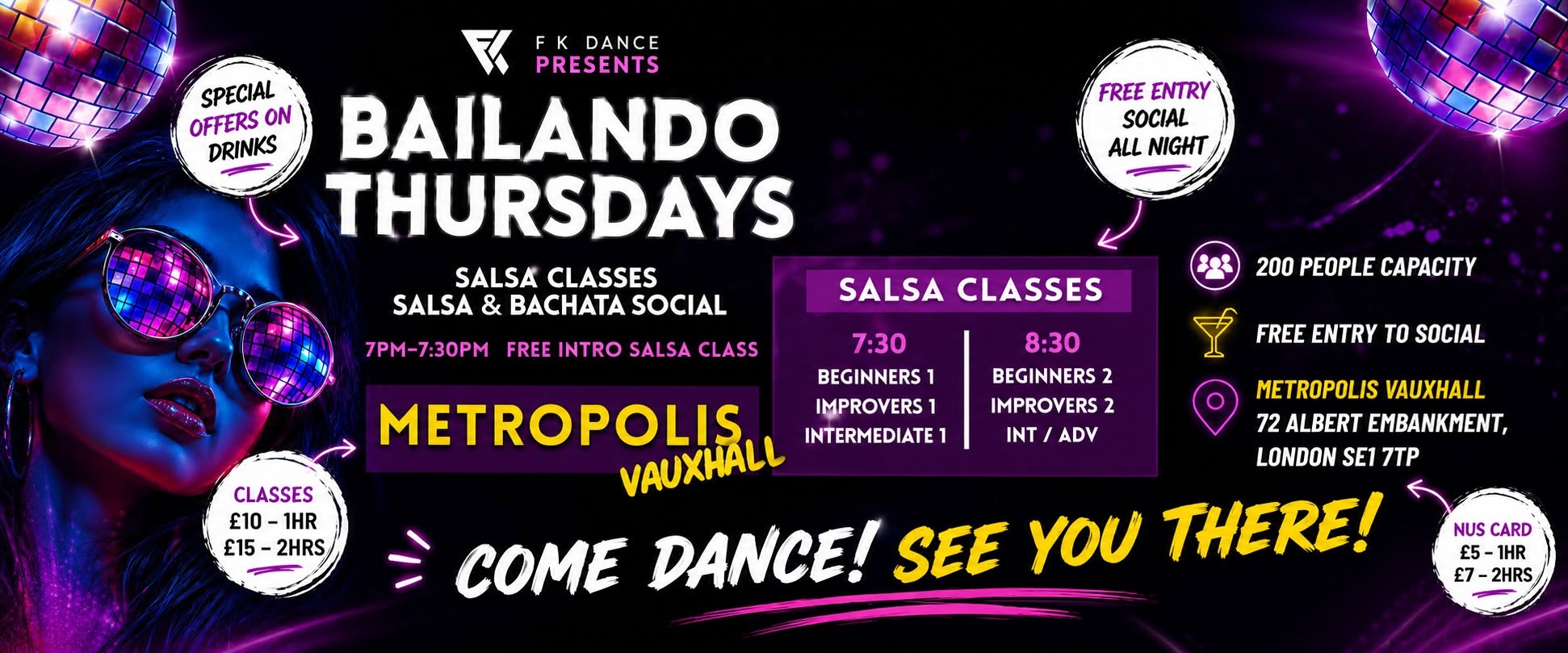 Bailando Thursdays @ METROPOLIS VAUXHALL