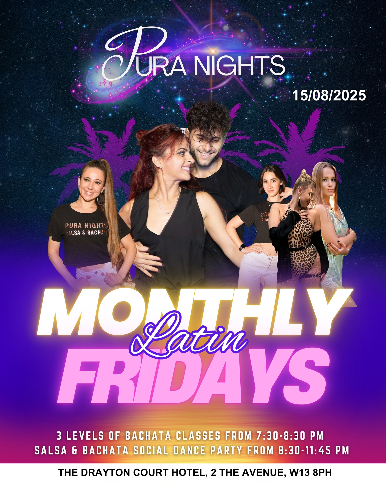 Pura Nights Latin Friday in Ealing on Friday 15th of August
