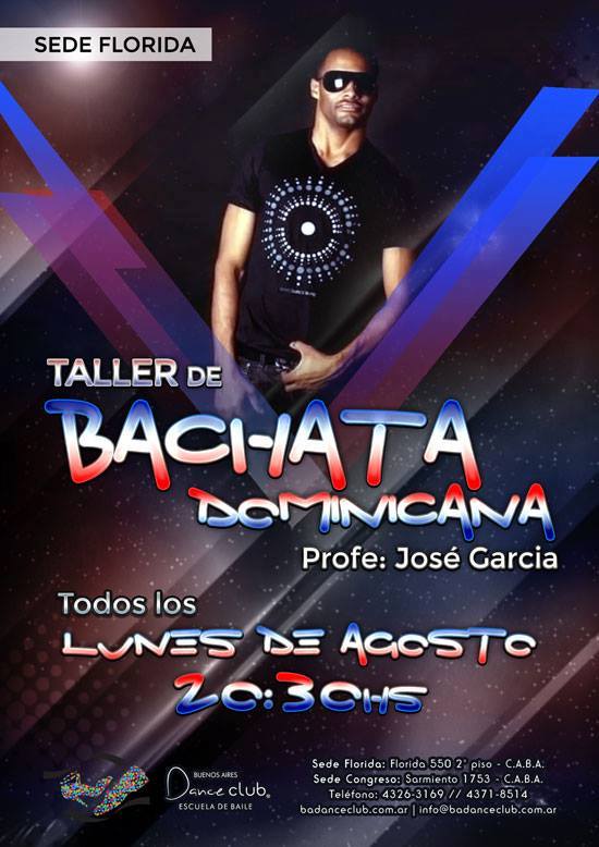Taller de Bachata Dominicana con José Garcia