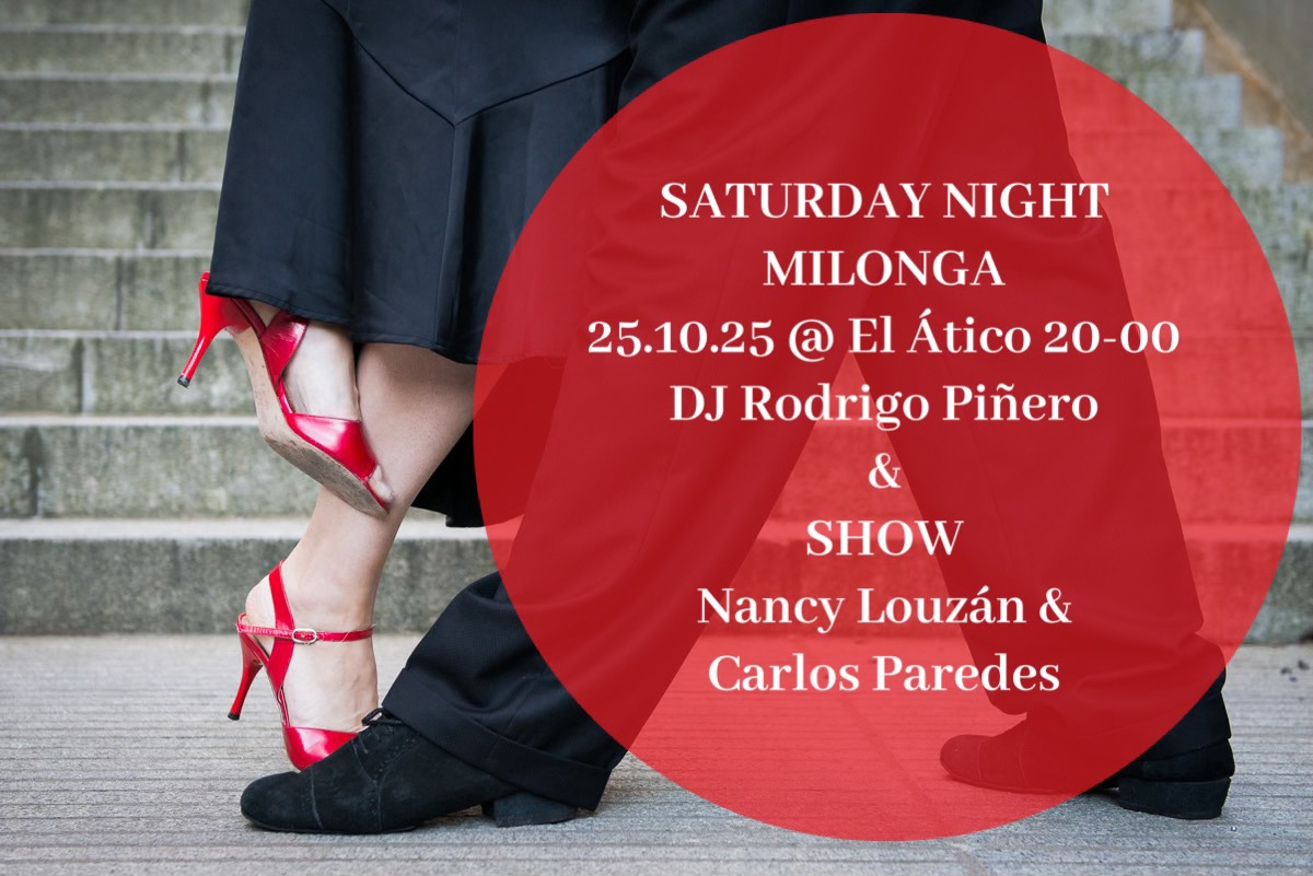 Saturday Night Milonga + SHOW at El Ático Helsinki
