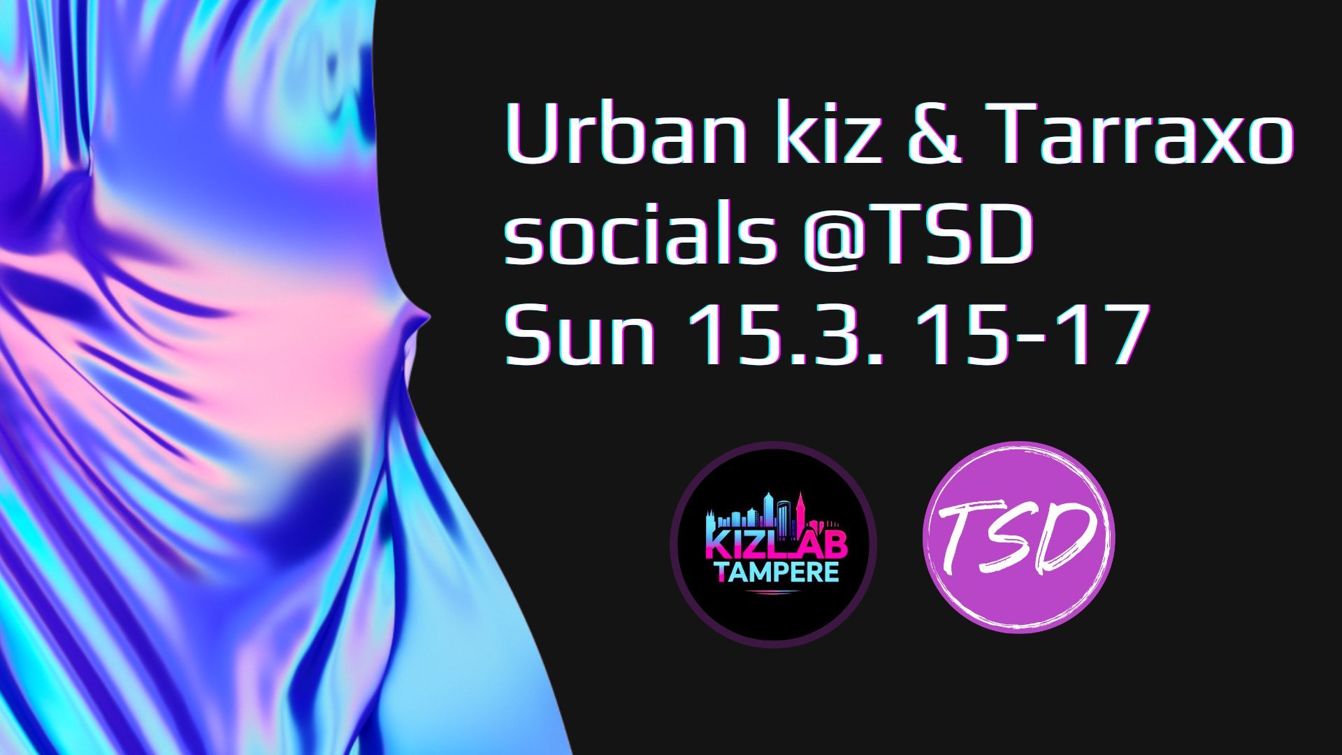 Free Urban kiz & Tarraxo socials @TSD