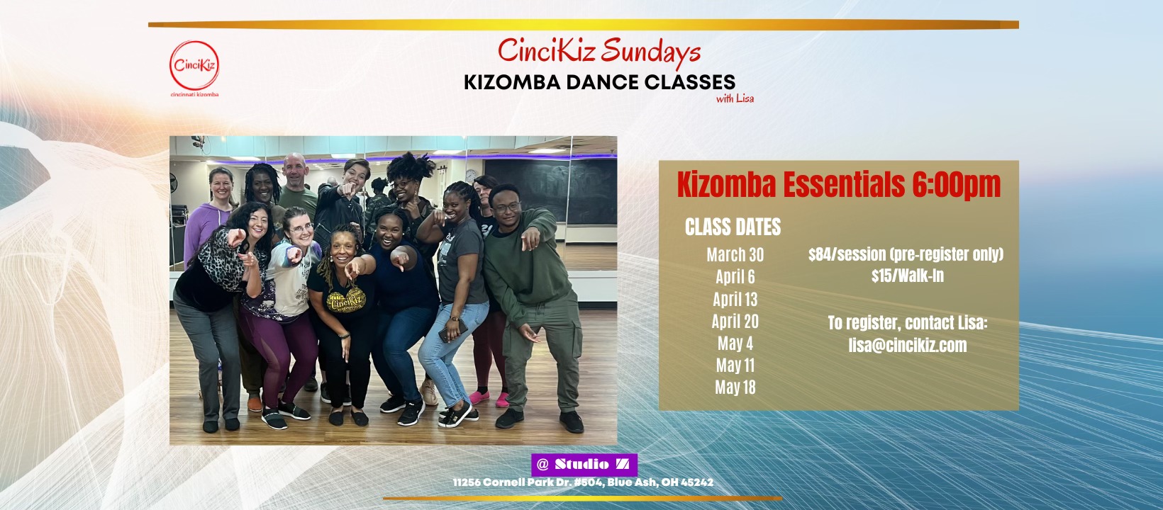 Kizomba Classes - CinciKiz Sundays