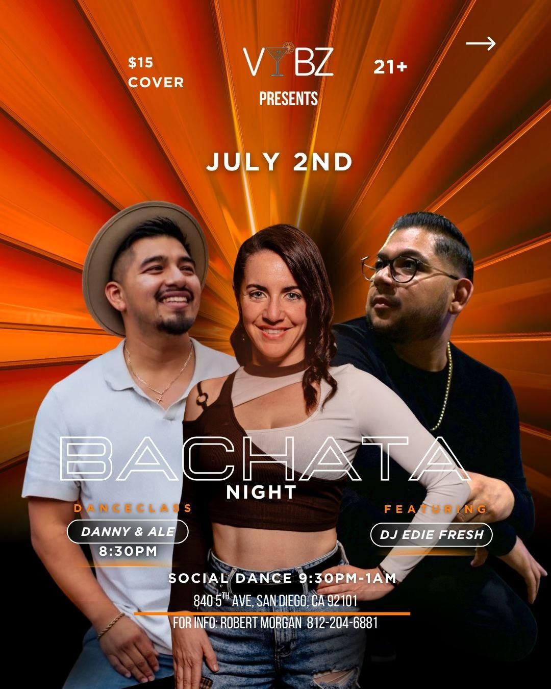 Bachata Night at Vybz Night Club