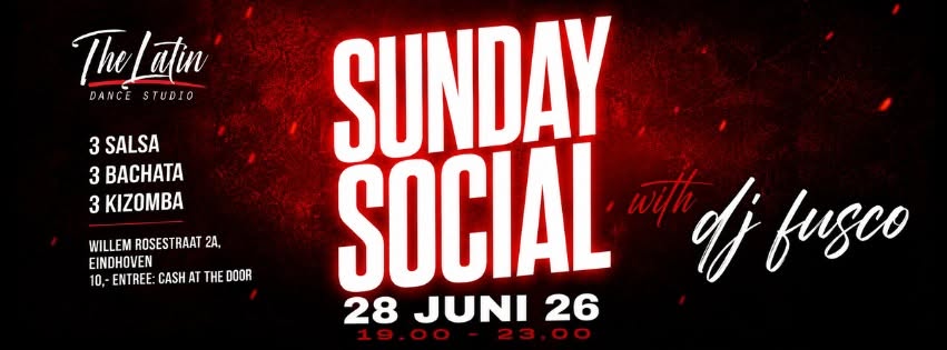 This sunday, Social with DJ Fusco!