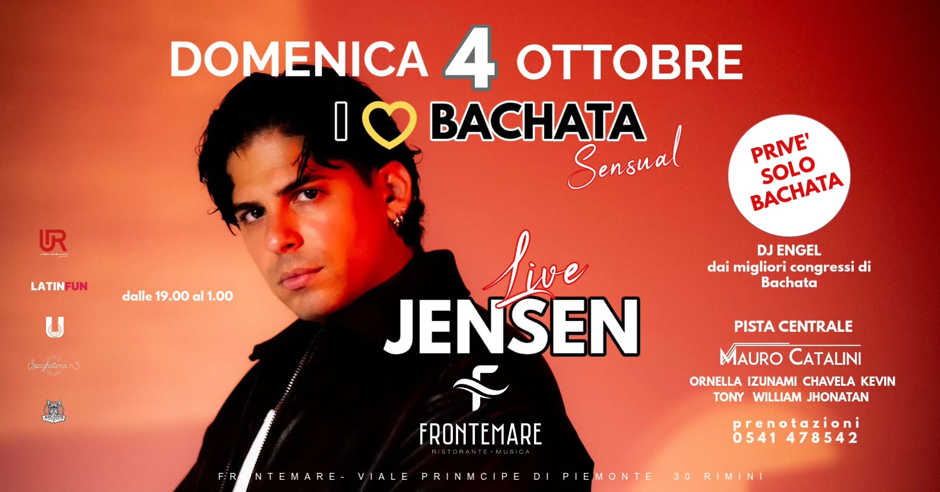 BACHATA LIVE- JENSEN a RIMINI