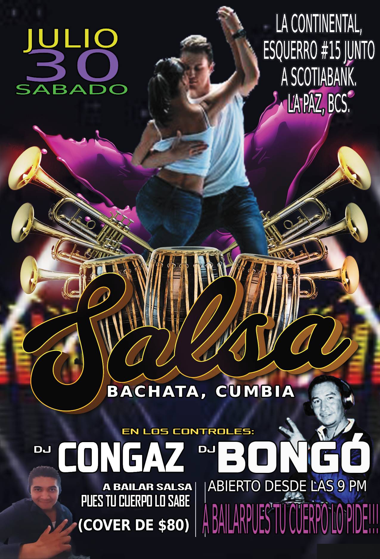 Noche salsera en La Paz!