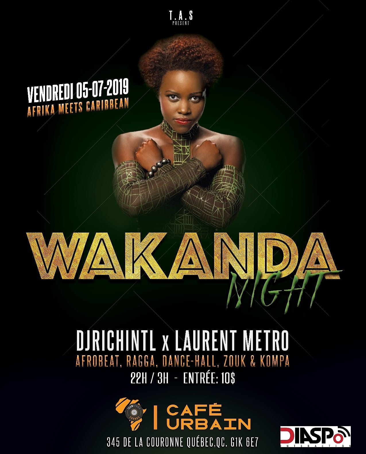 Wakanda Night Afrika Meets Caribbean