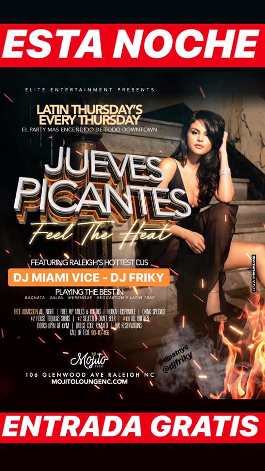 #LatinThursday con DJ MIAMI VIICE - DJ FRIKY NO COVER