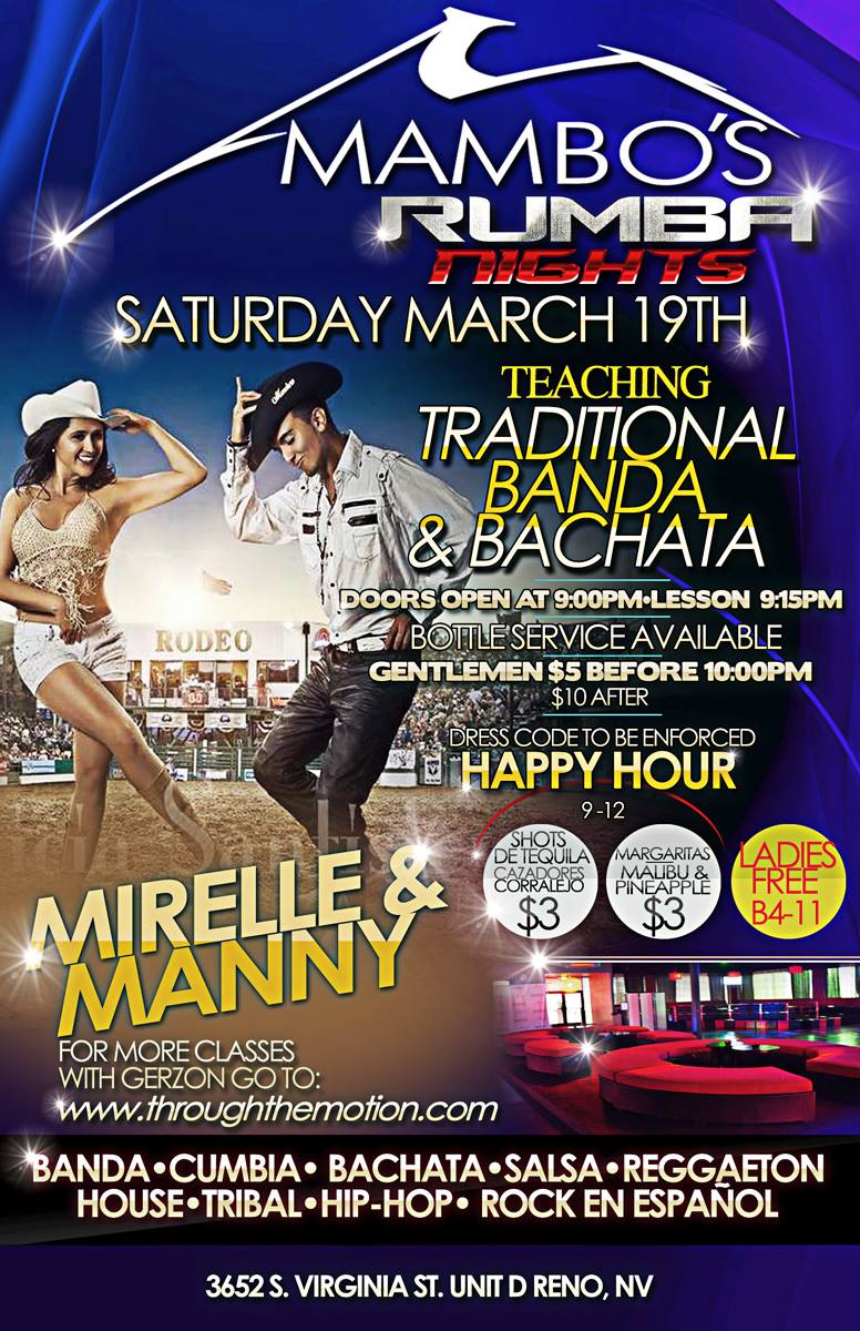Mirelle and Manny, Traditional Banda and Bachata Class.