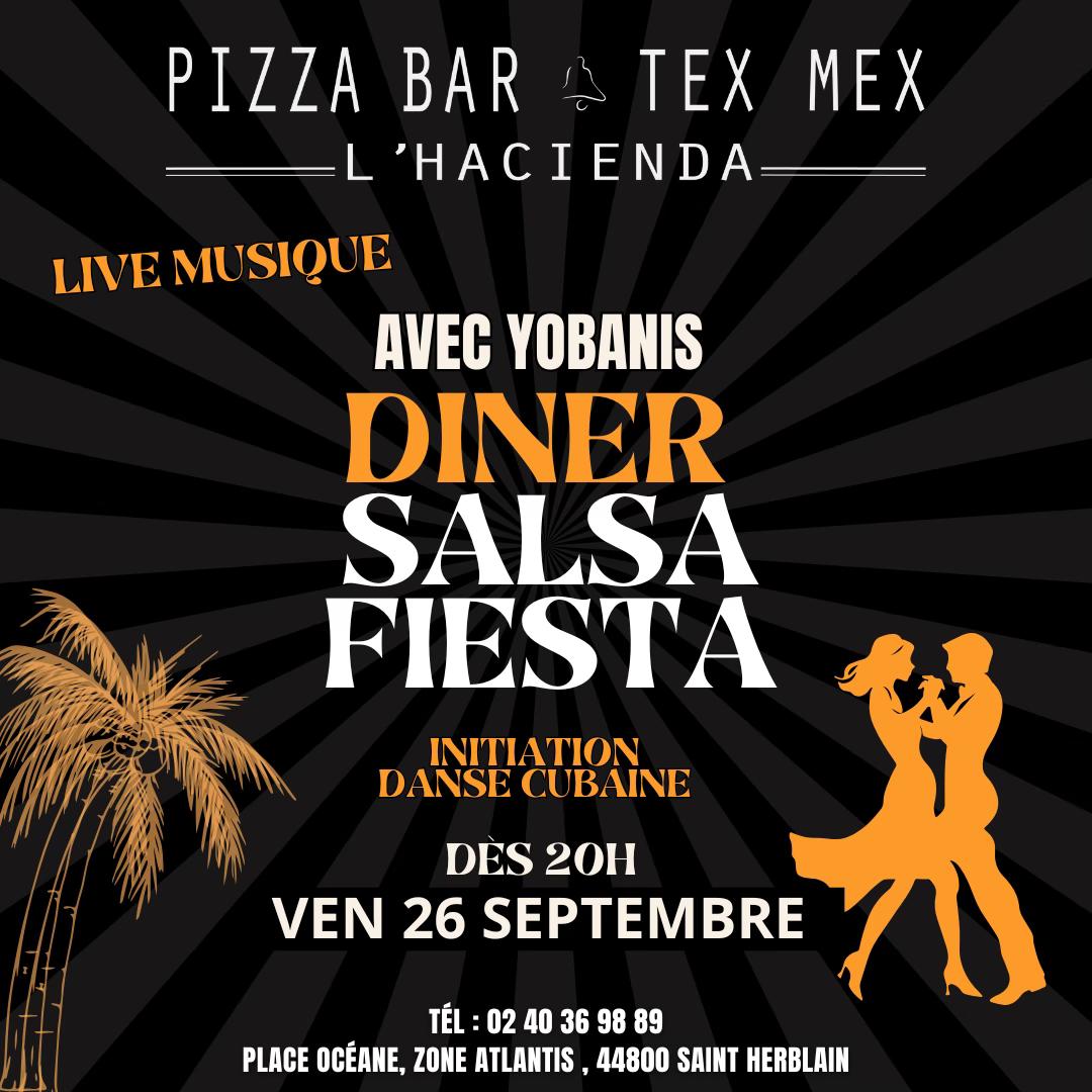 Diner Salsa Fiesta avec Yobanis