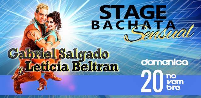 STAGE DI Bachata Sensual con Gabriel Salgado y Leticia Beltran