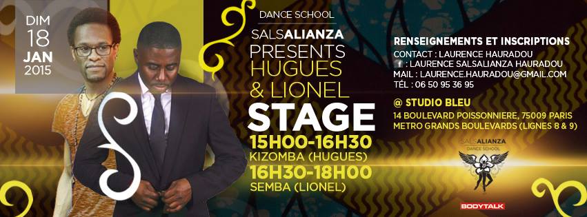 STAGE KIZOMBA ET SEMBA BY HUGUES ET LIONEL