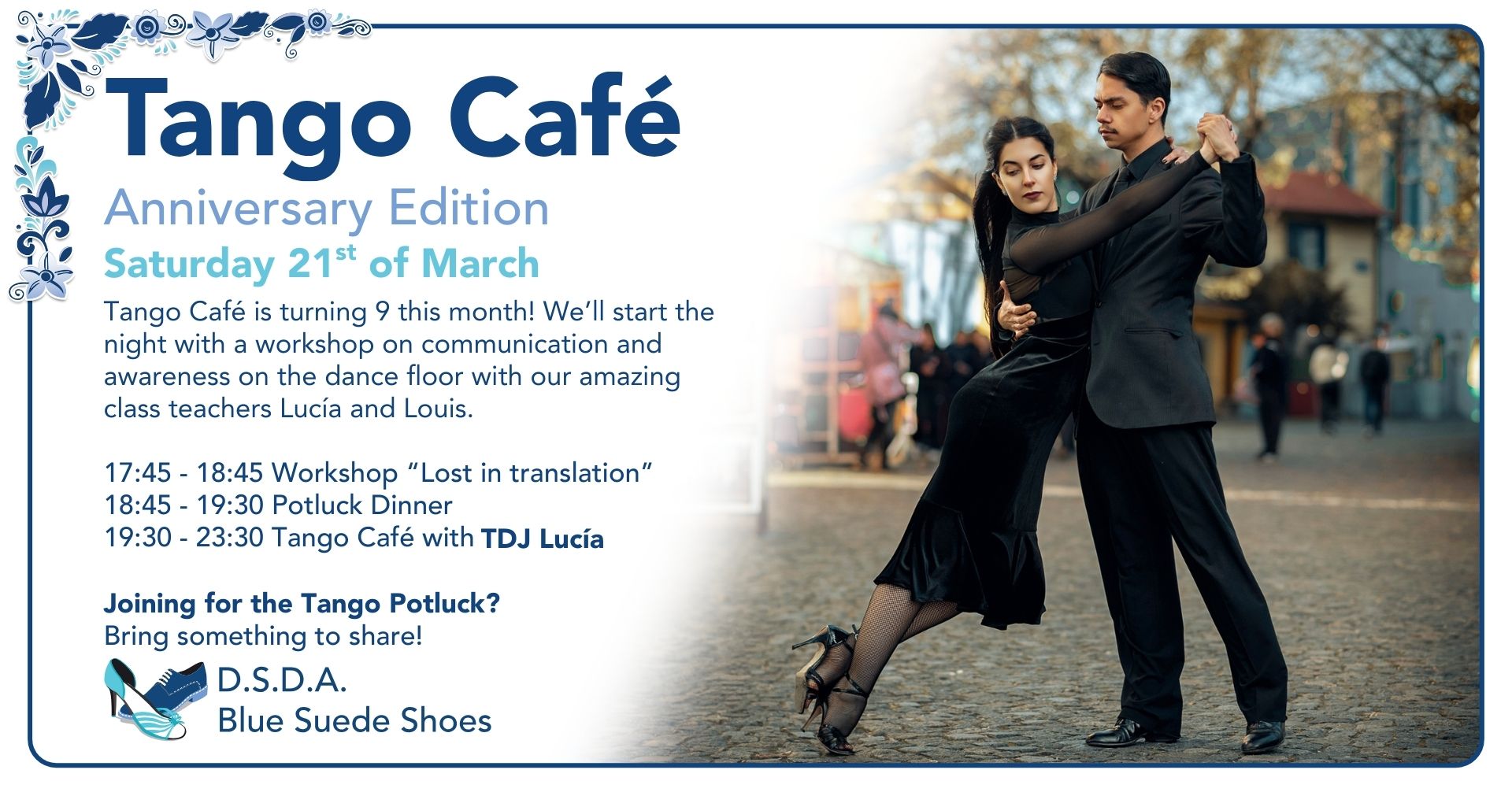 Tango Cafรฉ March 2026 - Anniversary Edition