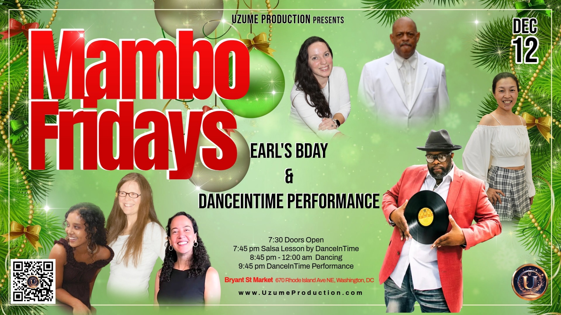 Mambo Fridays at Bryant St Market: Earl’s B-day Party Featuring DJ Mambo Soul