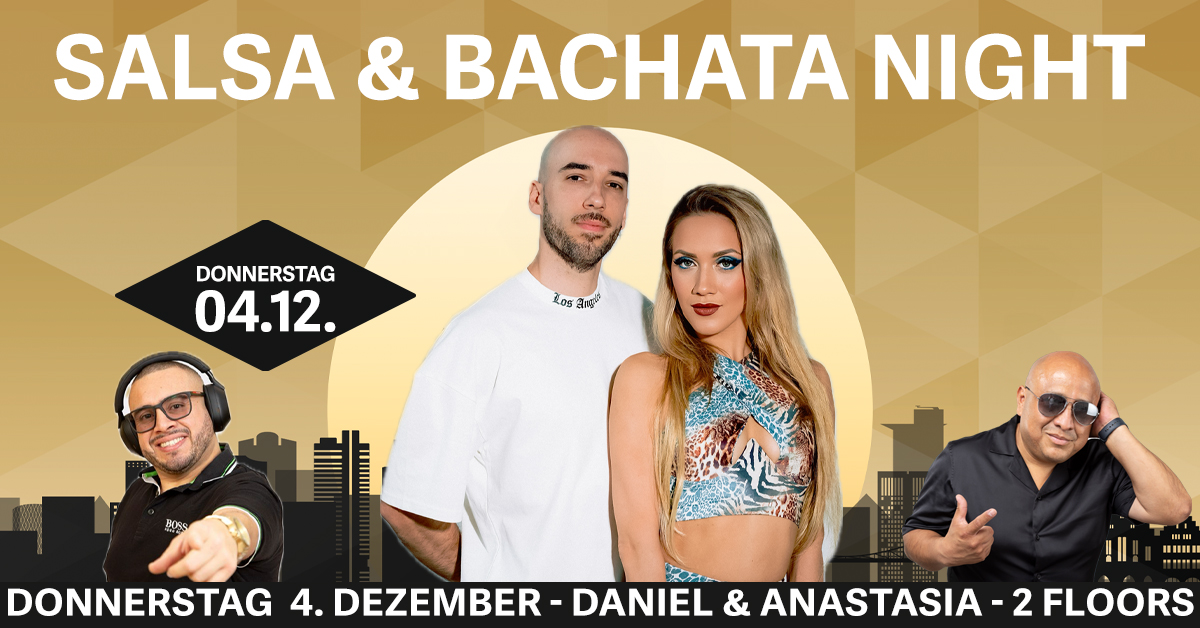 Bachata & Salsa Night im MyZeil - DONNERSTAG 4. DEZEMBER - Salsa & Bachata Party