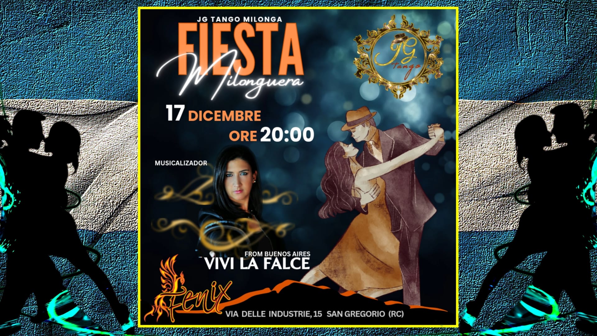FIESTAS MILONGUERAS con VIVI LA FALCE TDJ! 17 dicembre