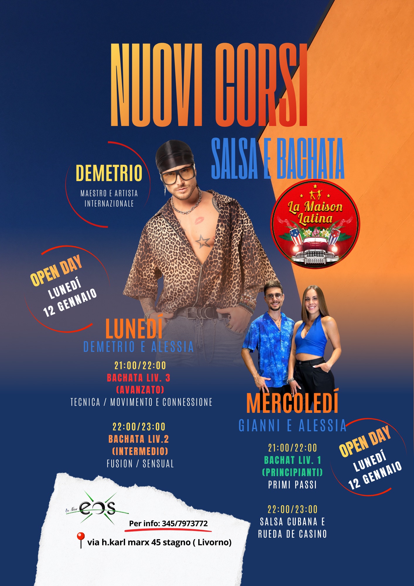 OPEN DAY 12 E 14 GENNAIO 2026 “SETTIMANA DI PROVA GRATUITA”