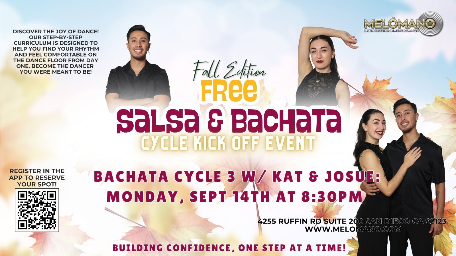 FREE Melómano Bachata Cycle 3 Kick Off! 9 14