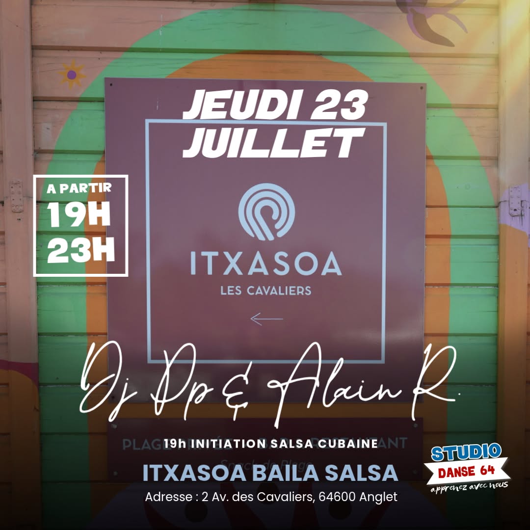 ITXASOA BAILA SOIRÉE 100% SALSA