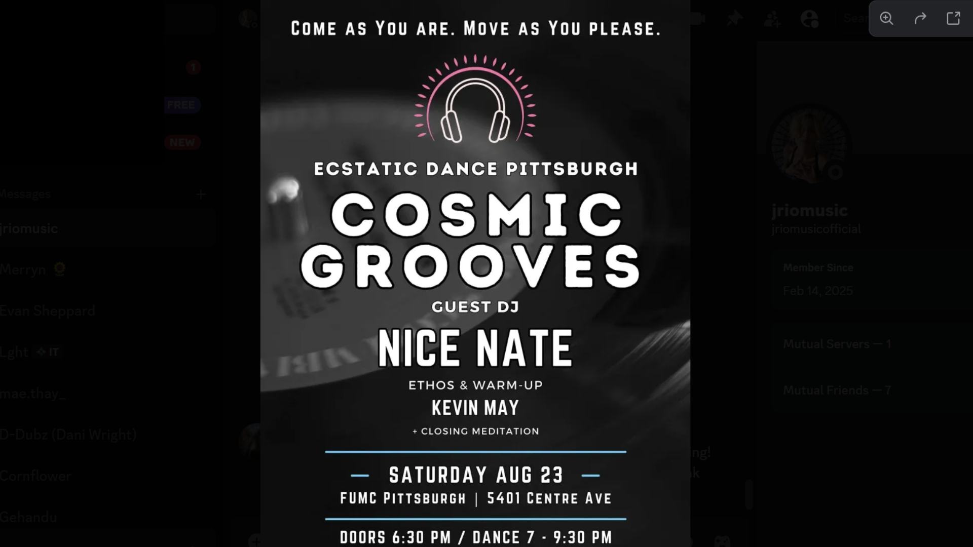 Ecstatic Dance - Cosmic Grooves ft. Nice Nate & Kevin May!