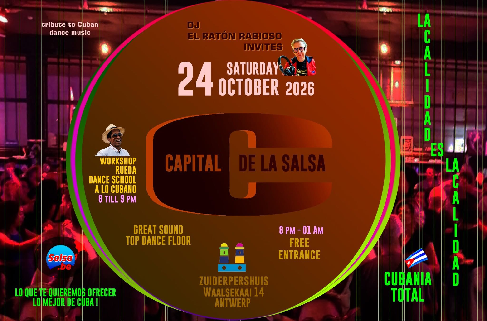 Capital de la Salsa at Zuiderpershuis Antwerp (B)