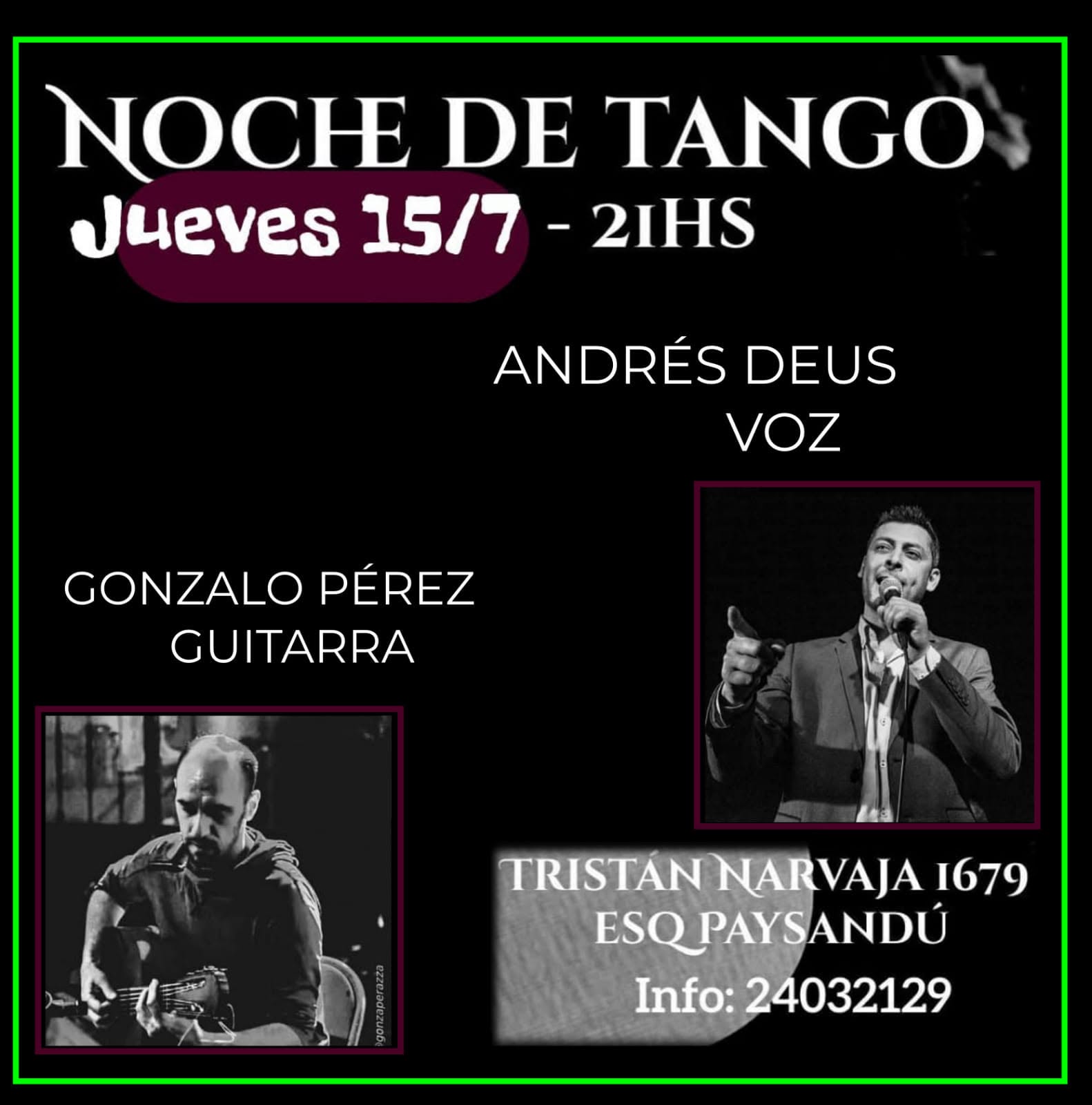 Noche de Tango con Andrés Deus