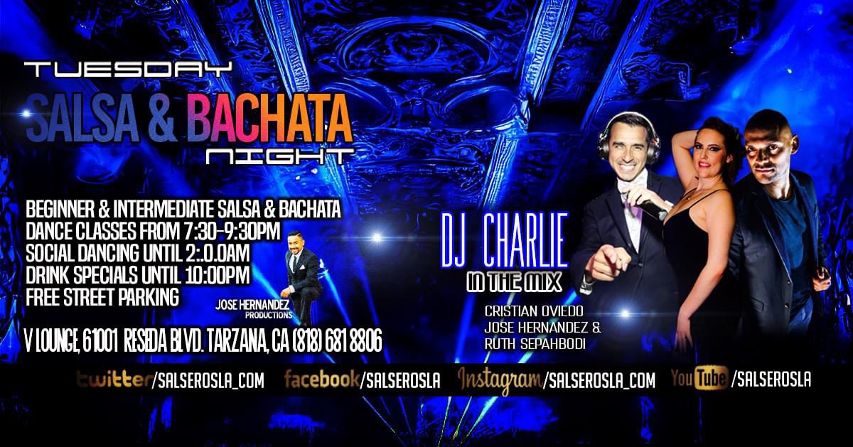 Salsa & Bachata Tuesdays at V Lounge