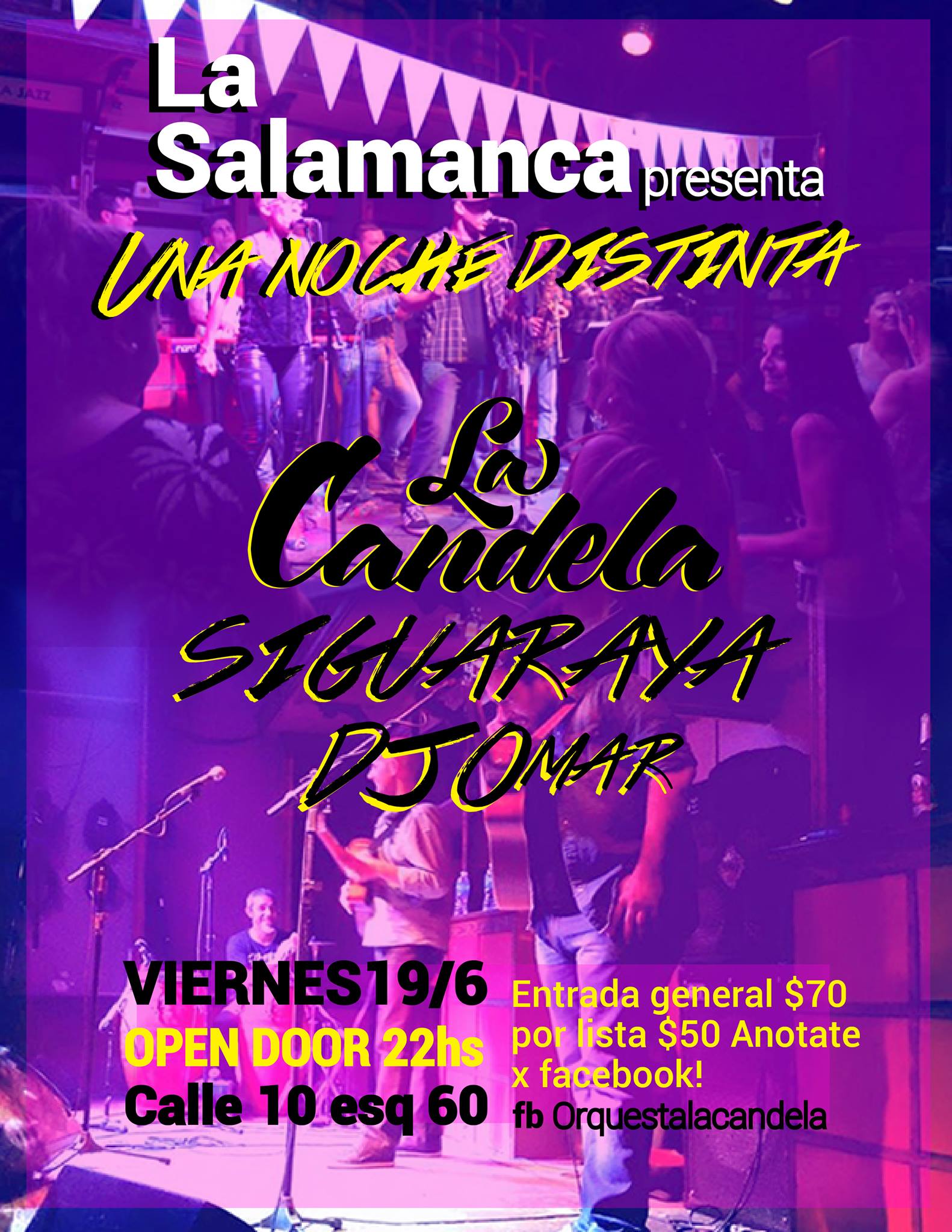 UNA NOCHE DISTINTA presenta::: NOCHE 100 % CUBANA
