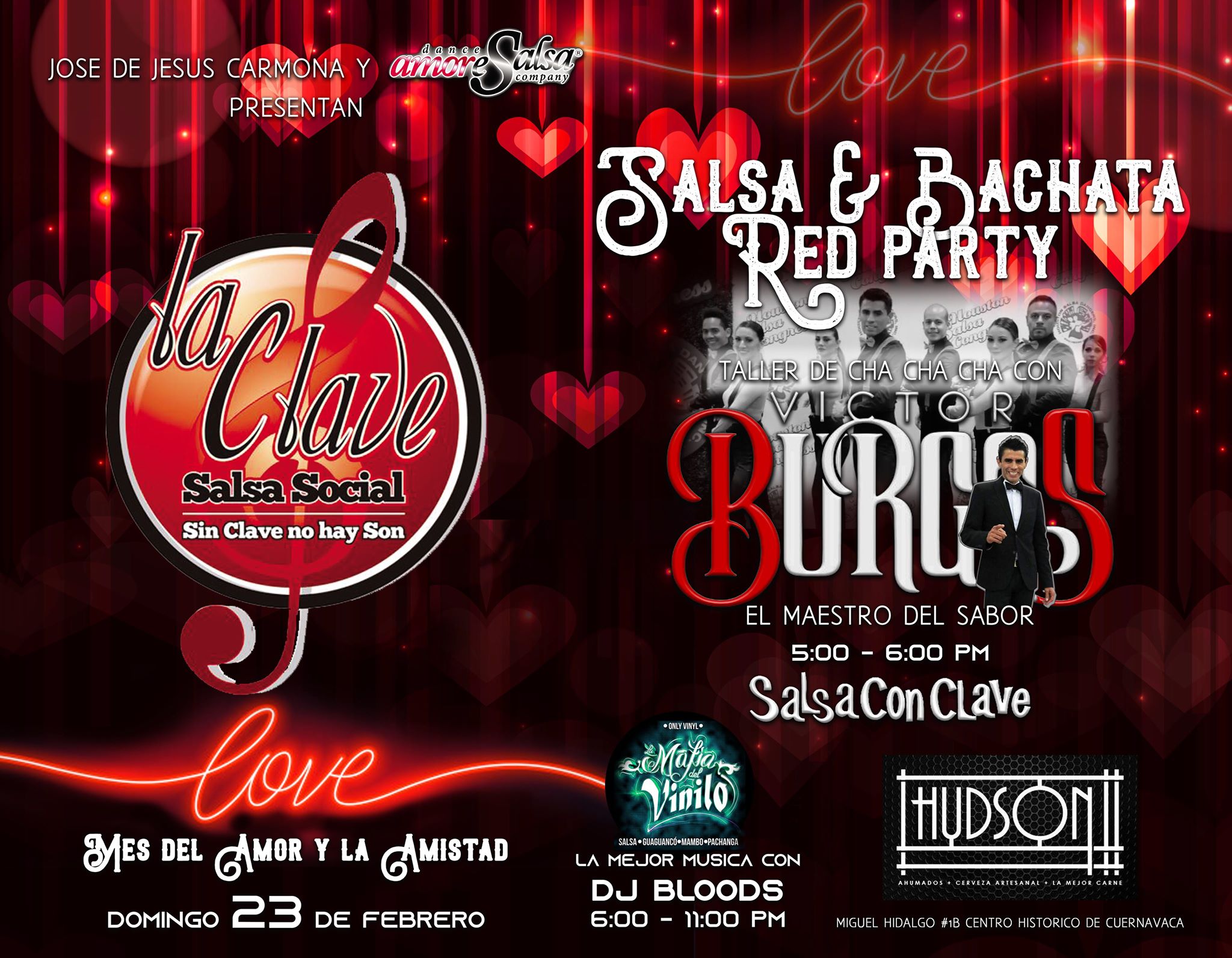 Salsa Y Bachata Red Party
