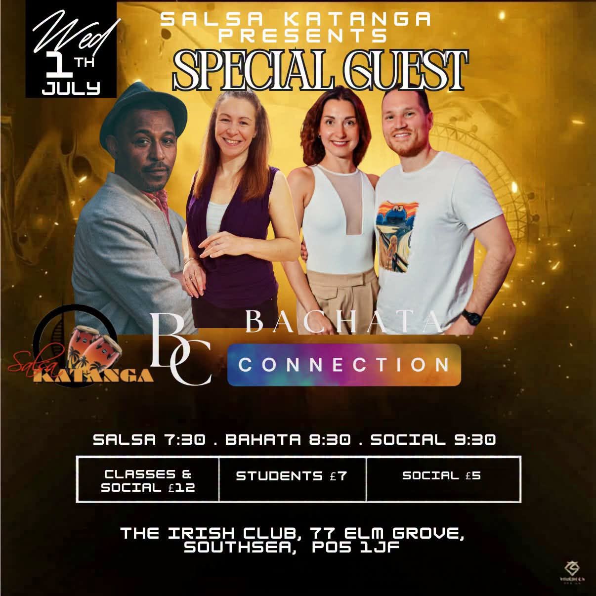 Special Guests Bachata Connection & Salsa Katanga