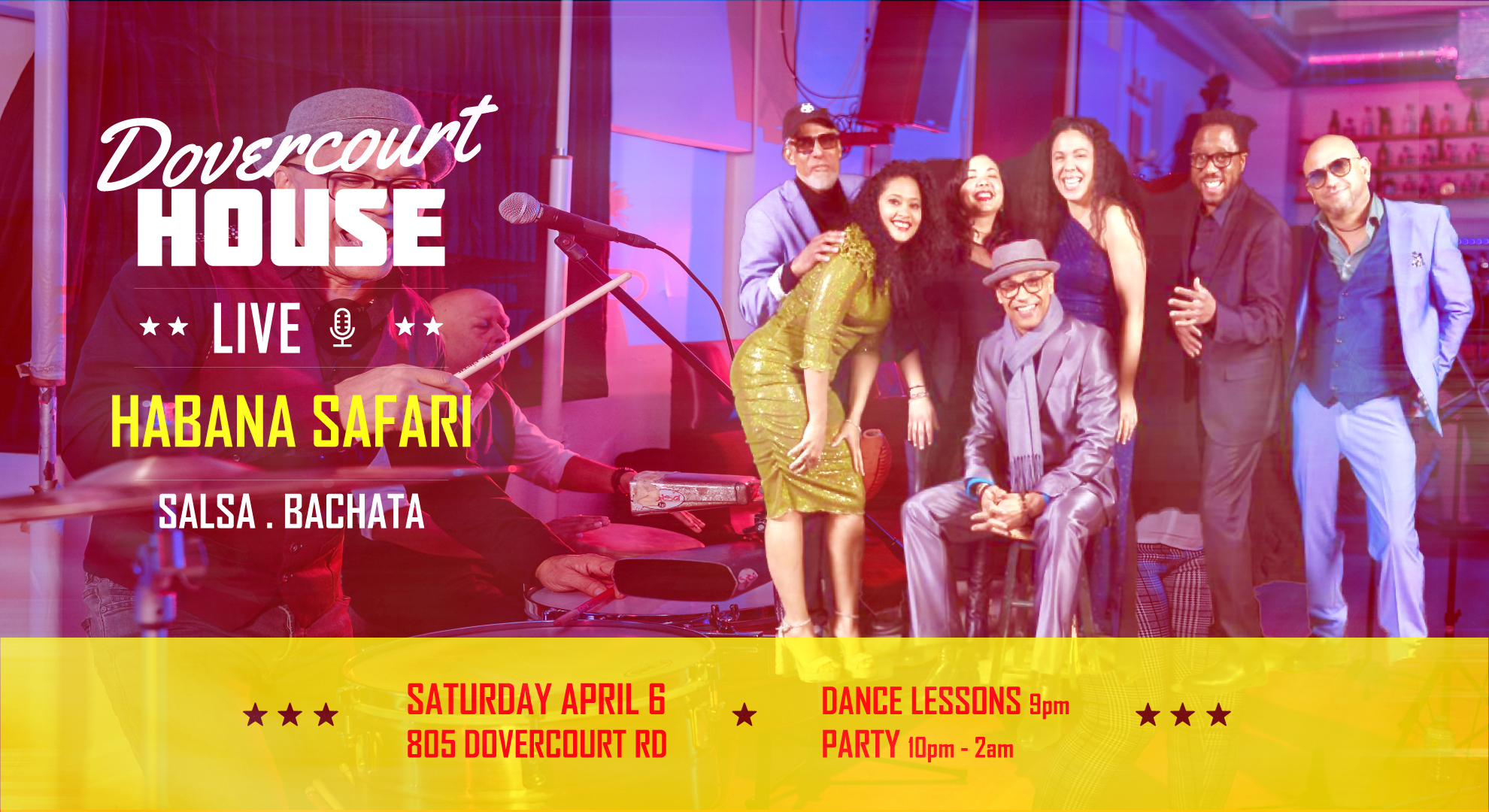Live Saturday with Orquesta Habana Safari