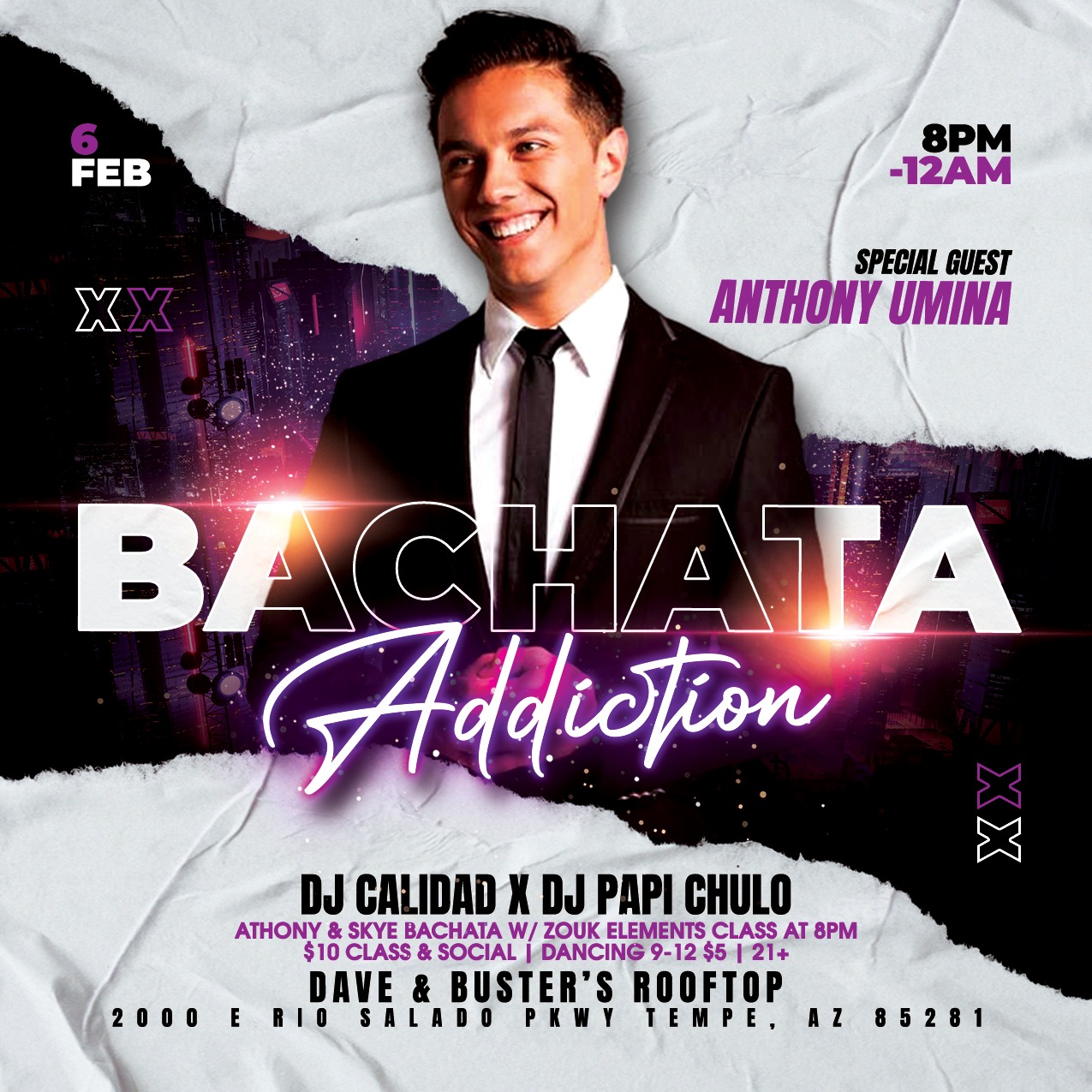 Bachata Addiction Thursday w Special Guest Anthony Umina!