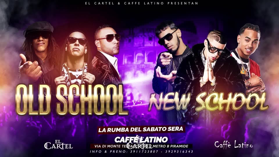 Reggaeton Old School Vs New School El Cartel & Caffe Latino
